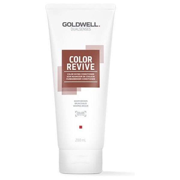 goldwell dualsenses color revive conditioner warm brown 200ml